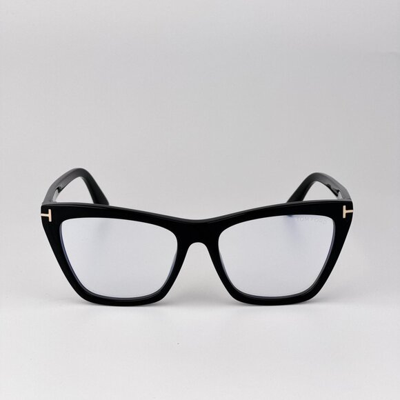 Tom Ford FT5971-B Women’s Black Glasses Magnetic Clip-On | Model FT5971-B 014 - Picture 6 of 13